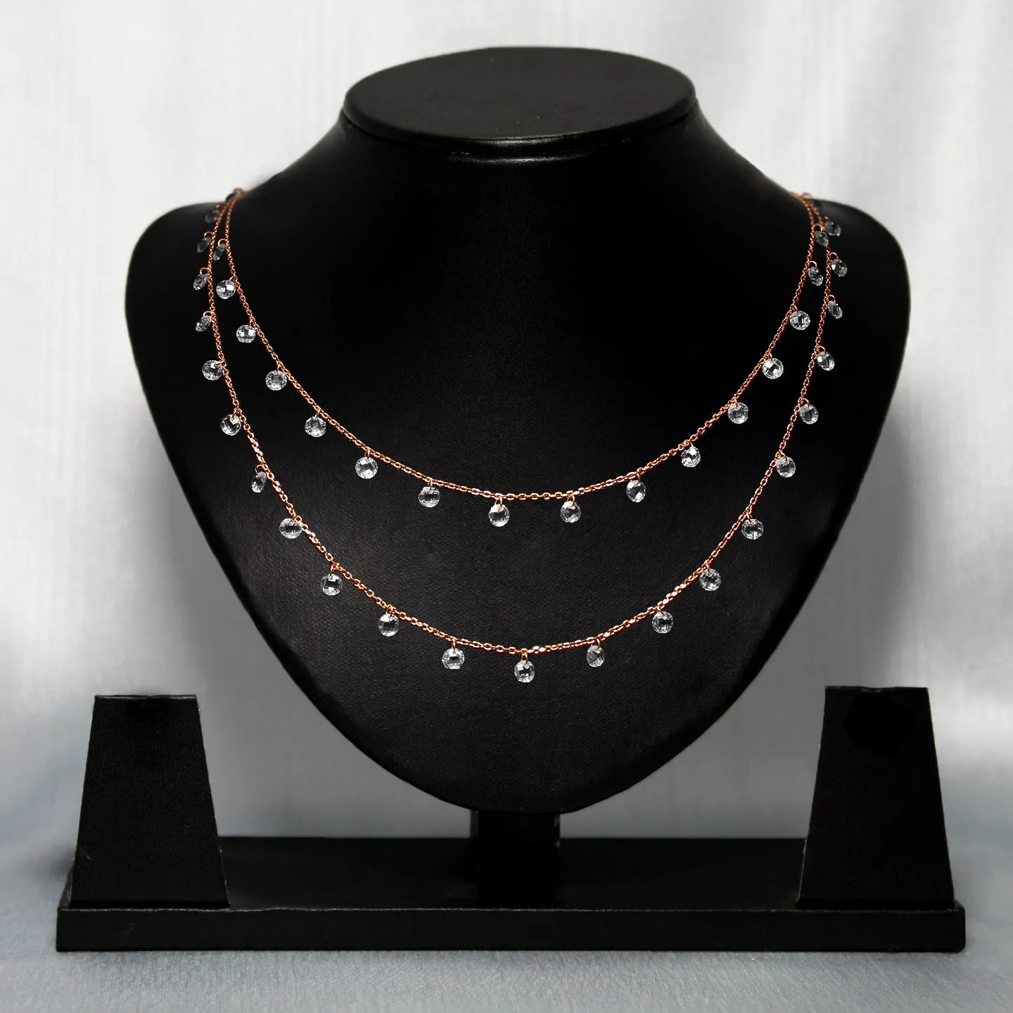 Rose Gold Layered Queens Necklace Giva