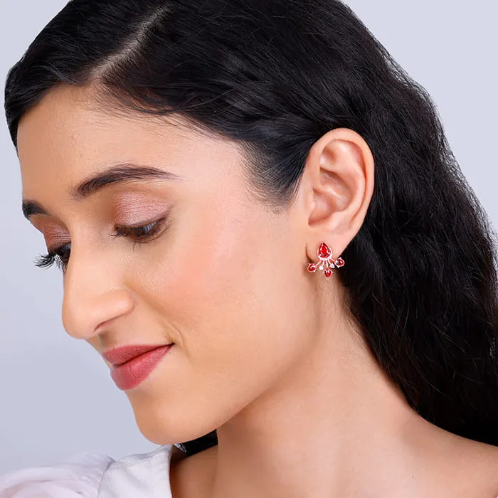 Rose Gold Liberty of Love Earrings Giva