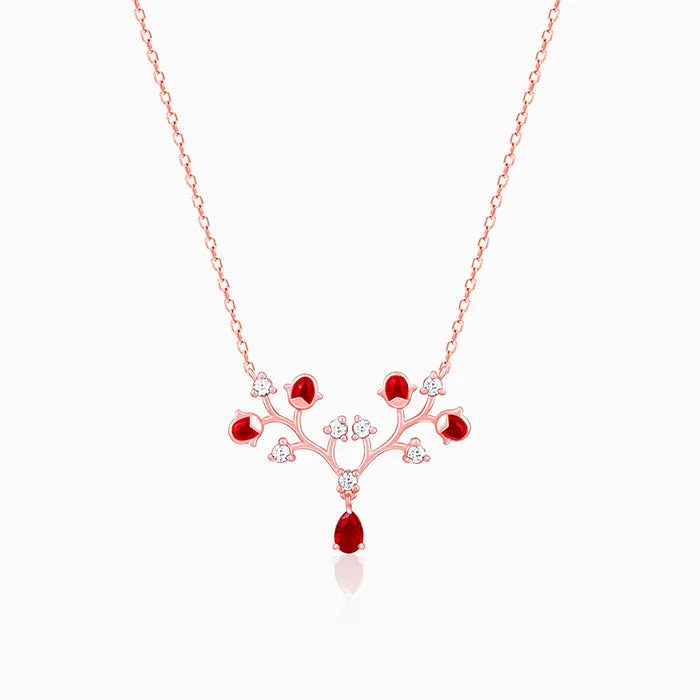 Rose Gold Love Garden Necklace Giva