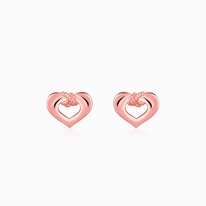 Rose Gold Loveknot Earrings Giva