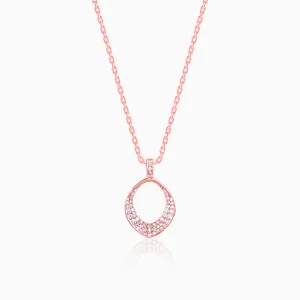 Rose Gold Lumina Pendant With Link Chain Giva