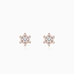 Rose Gold Magnetiq Diamond Earrings Giva