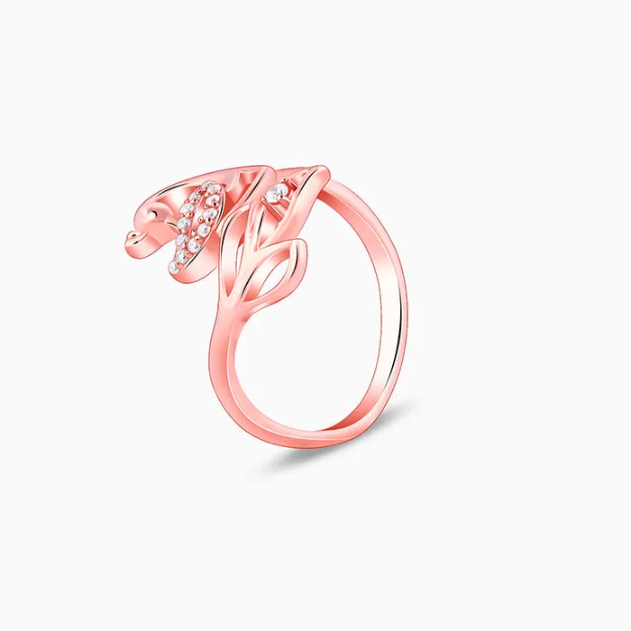 Rose Gold Mohini Mor Ring Giva