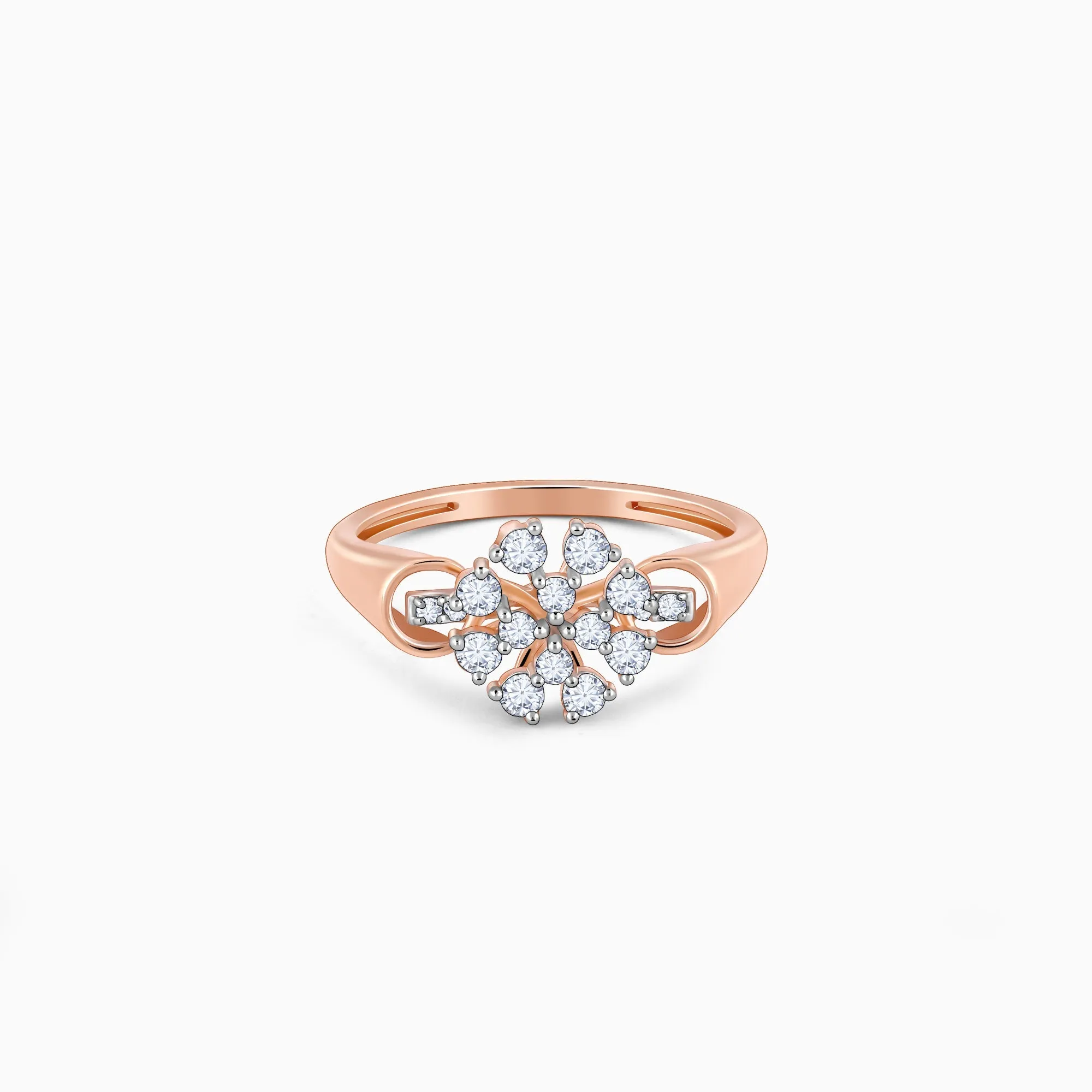 Rose Gold Nivara Diamond Ring Giva