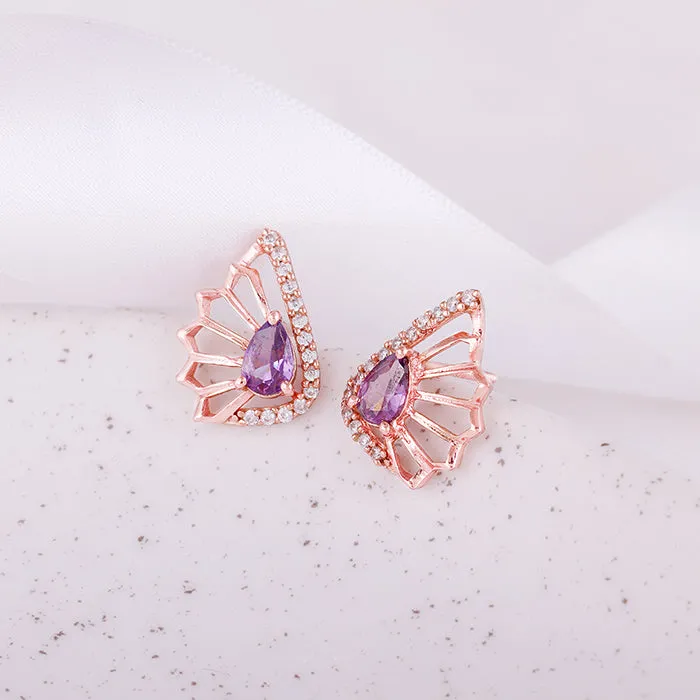 Rose Gold Notre Dame Earrings Giva