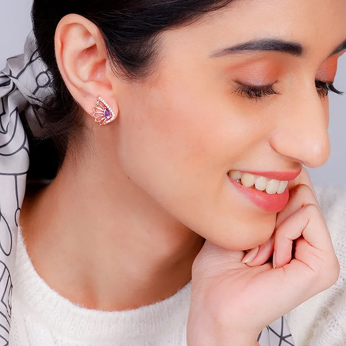 Rose Gold Notre Dame Earrings Giva