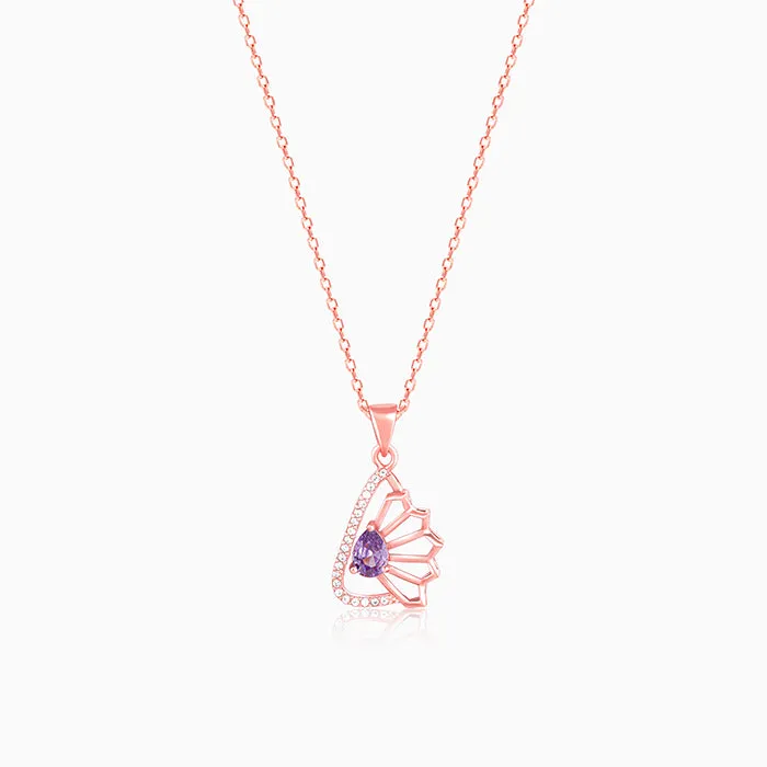 Rose Gold Notre Dame Pendant With Link Chain Giva