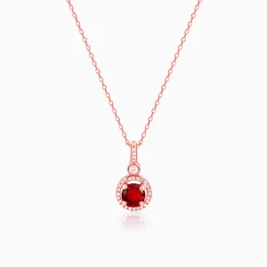 Rose Gold One And Only Pendant With Link Chain Giva