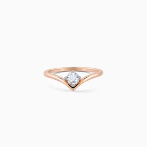 Rose Gold Opal Solitaire Diamond Ring Giva
