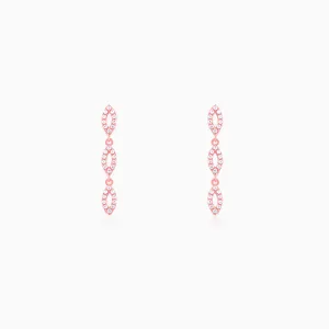 Rose Gold Opulent Oval Earrings Giva