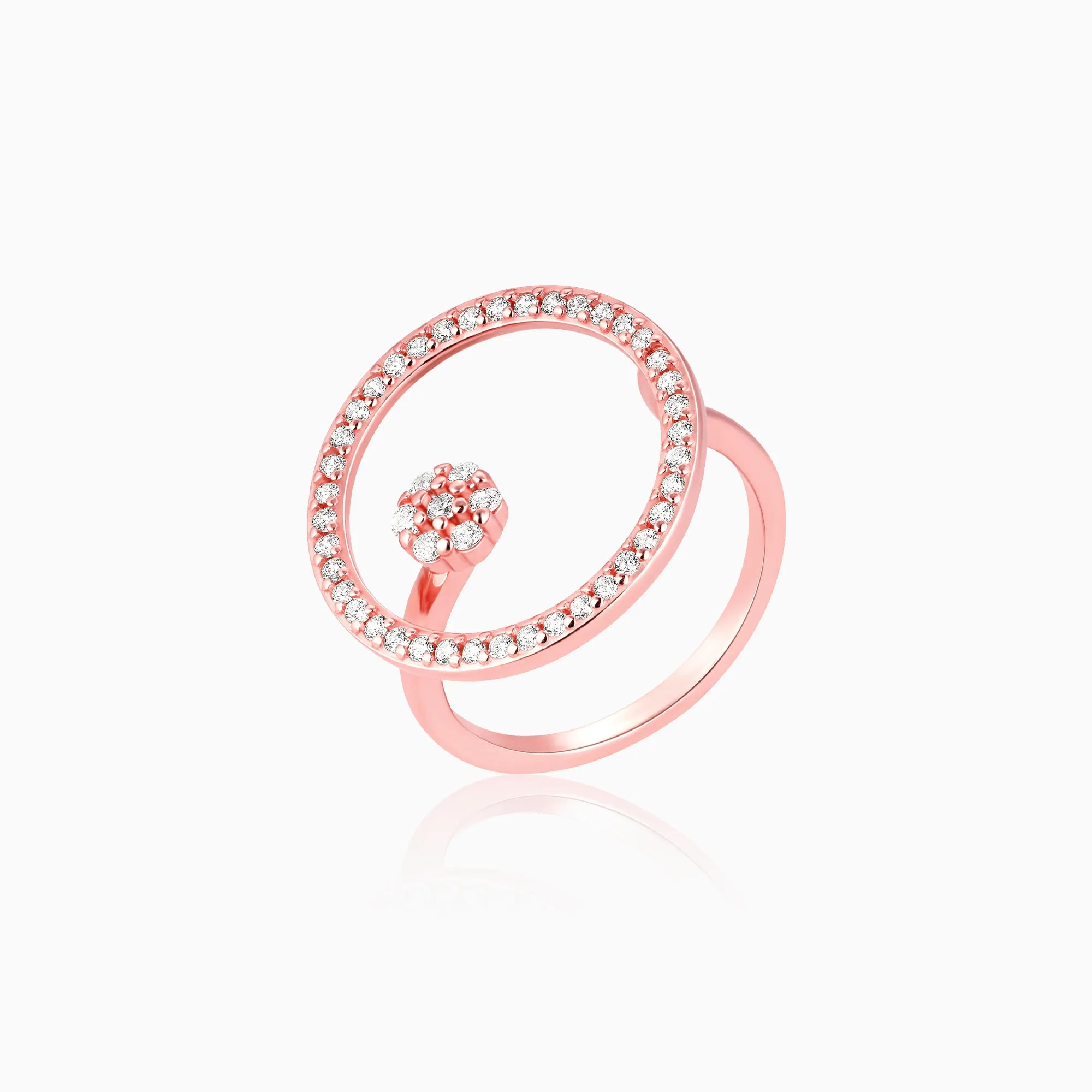 Rose Gold Orbit Ring Giva