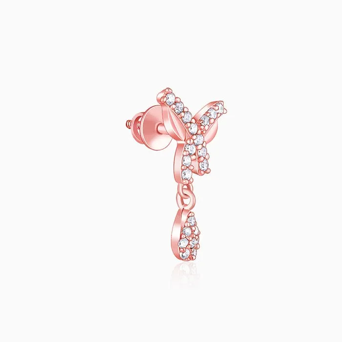 Rose Gold  Pear Drops Earrings Giva