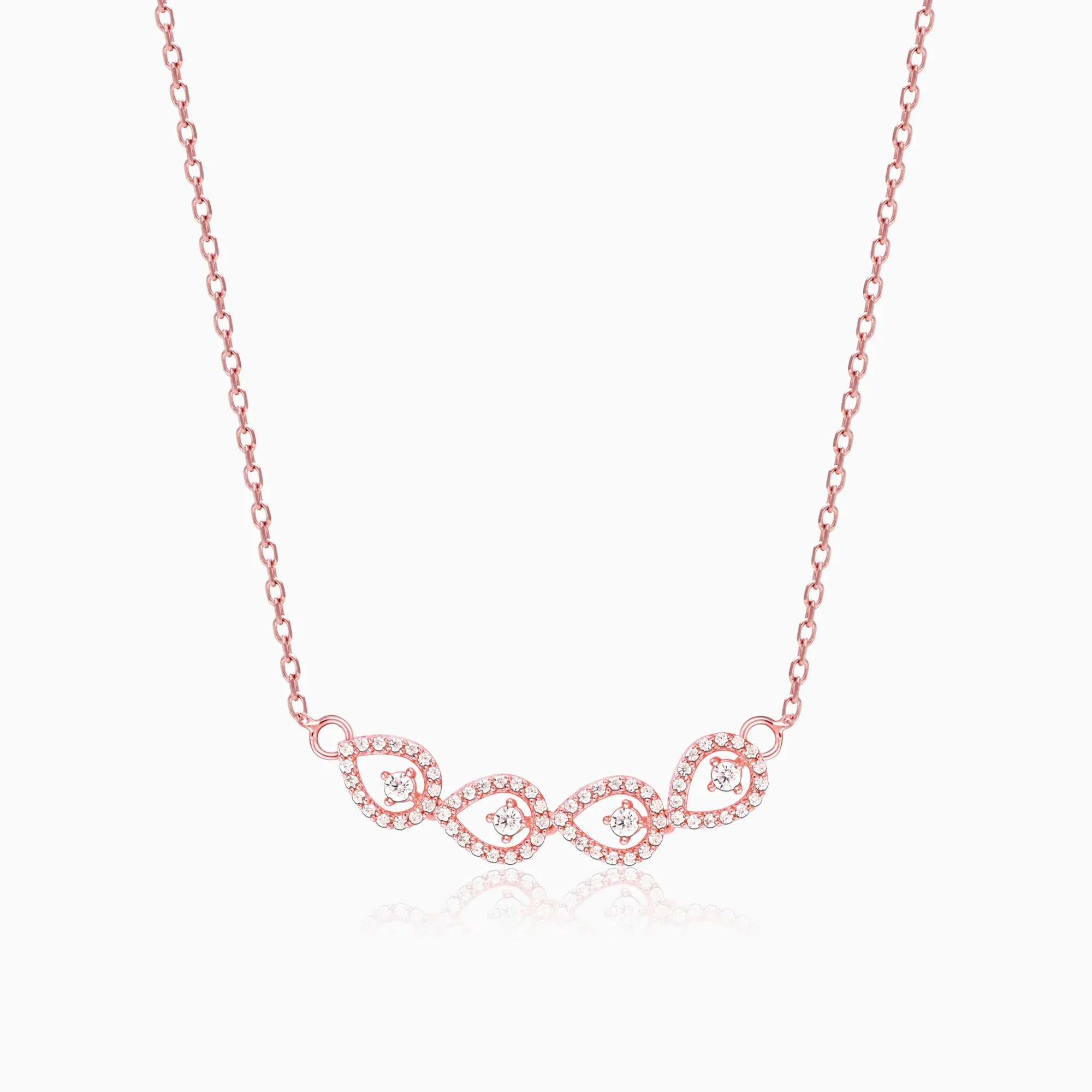 Rose Gold Peary Love Necklace Giva