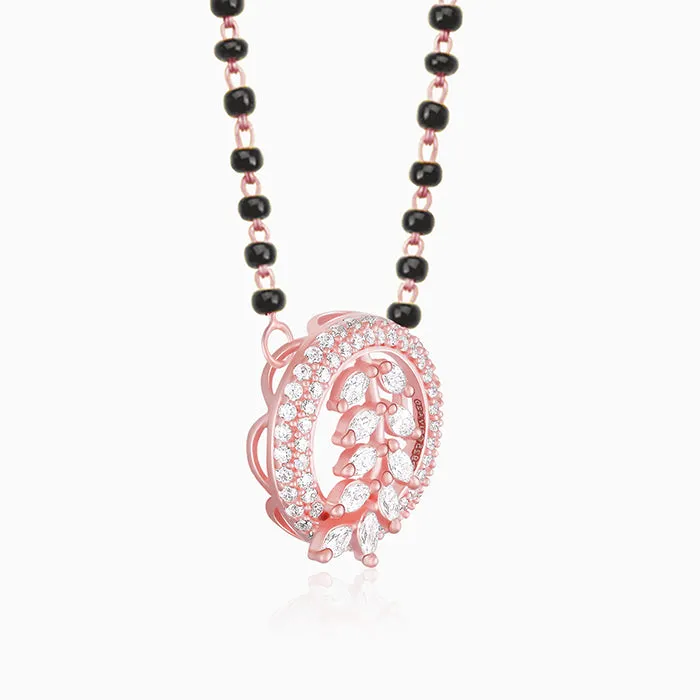 Rose Gold Periwinkle Mangalsutra Giva