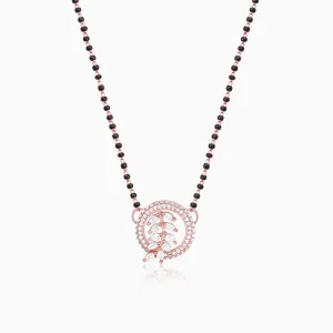 Rose Gold Periwinkle Mangalsutra Giva