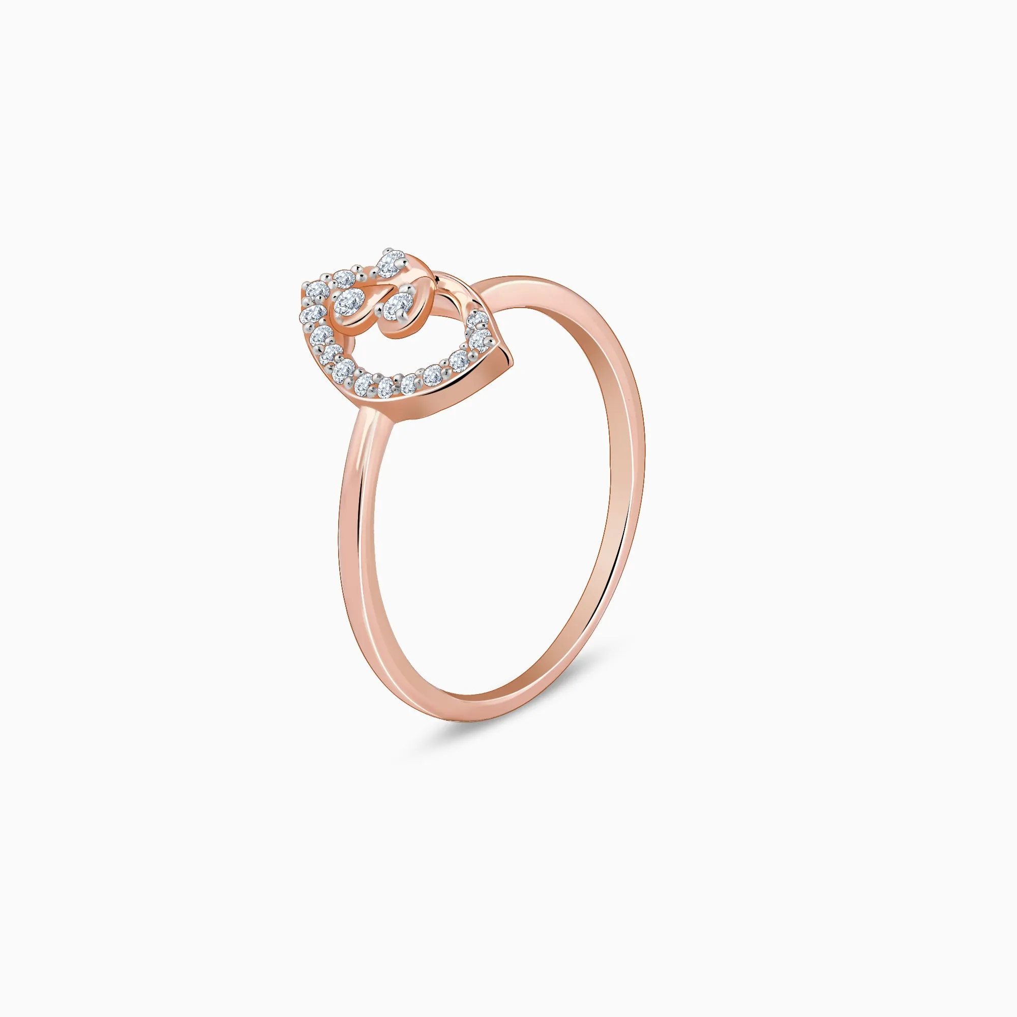 Rose Gold Petal Dream Diamond Ring Giva