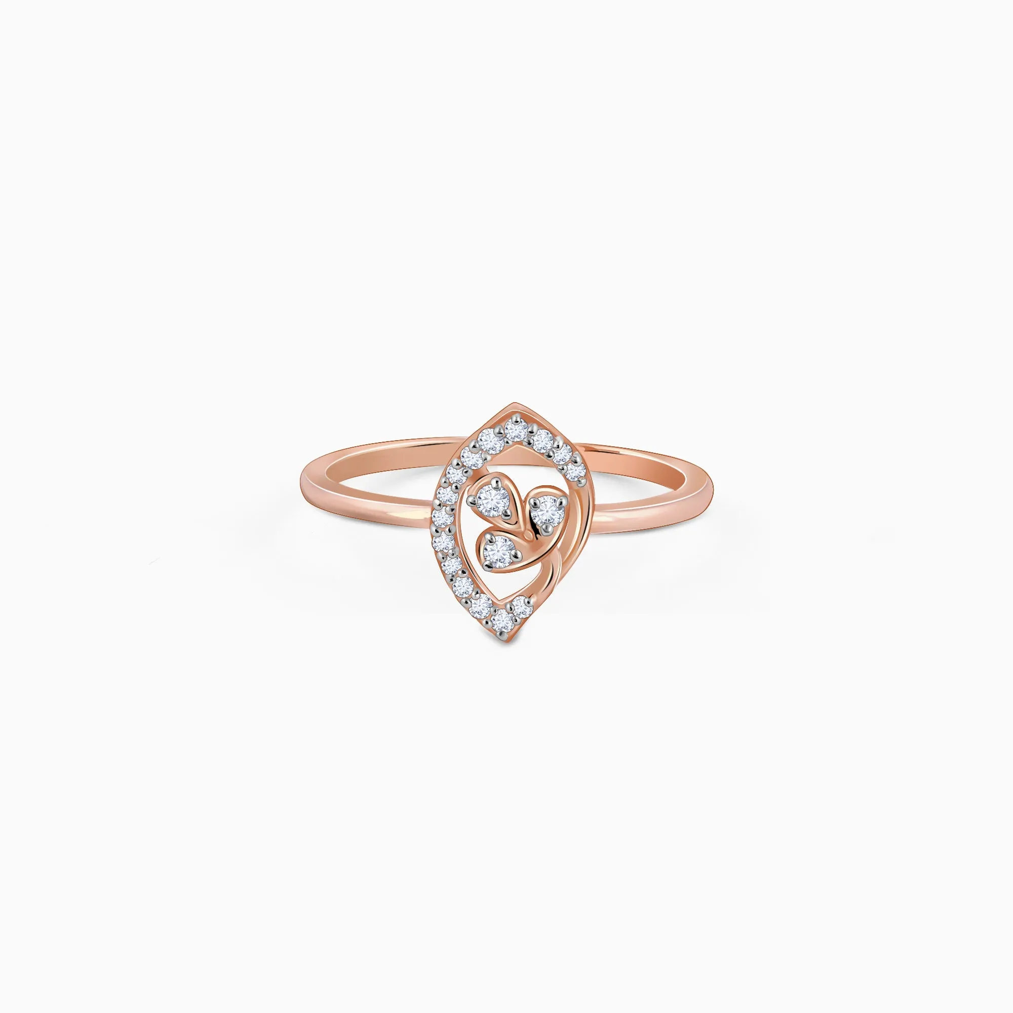 Rose Gold Petal Dream Diamond Ring Giva