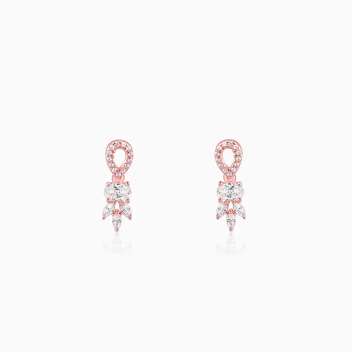 Rose Gold Petalo Earrings Giva