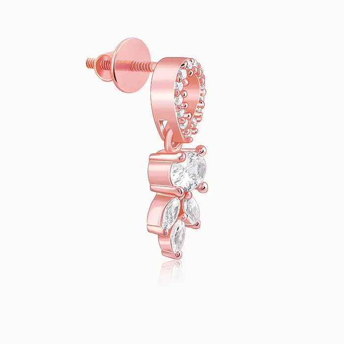 Rose Gold Petalo Earrings Giva