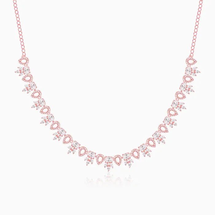 Rose Gold Petalo Necklace Giva