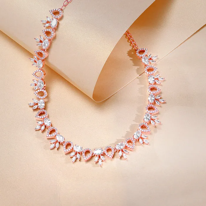 Rose Gold Petalo Necklace Giva