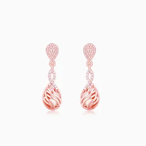 Rose Gold Pious Love Earrings Giva