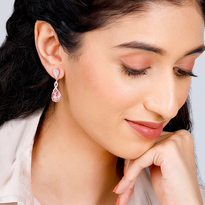 Rose Gold Pious Love Earrings Giva