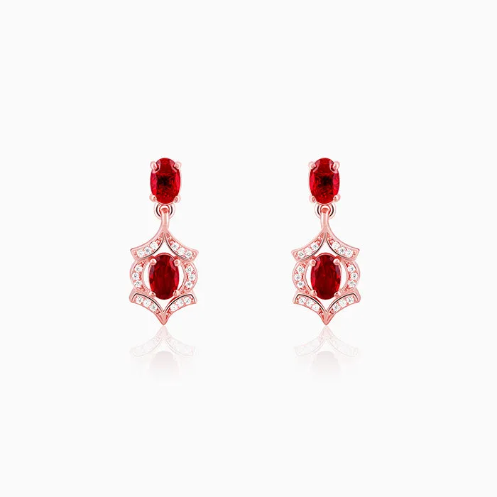Rose Gold Pretty Woman Earrings Giva