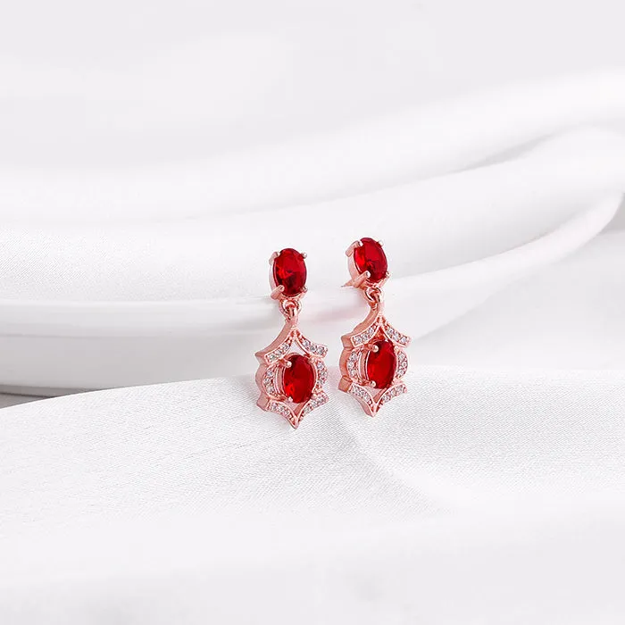 Rose Gold Pretty Woman Earrings Giva