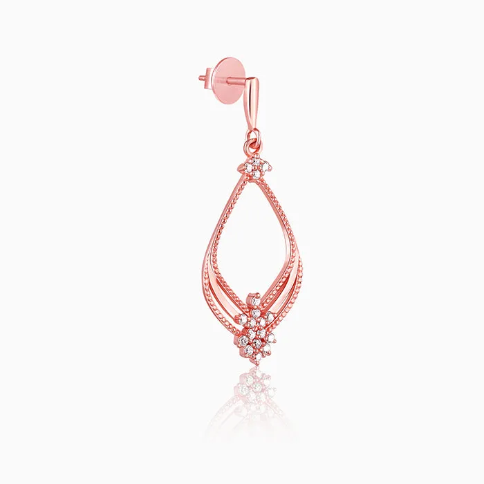 Rose Gold Princess Earrings Giva