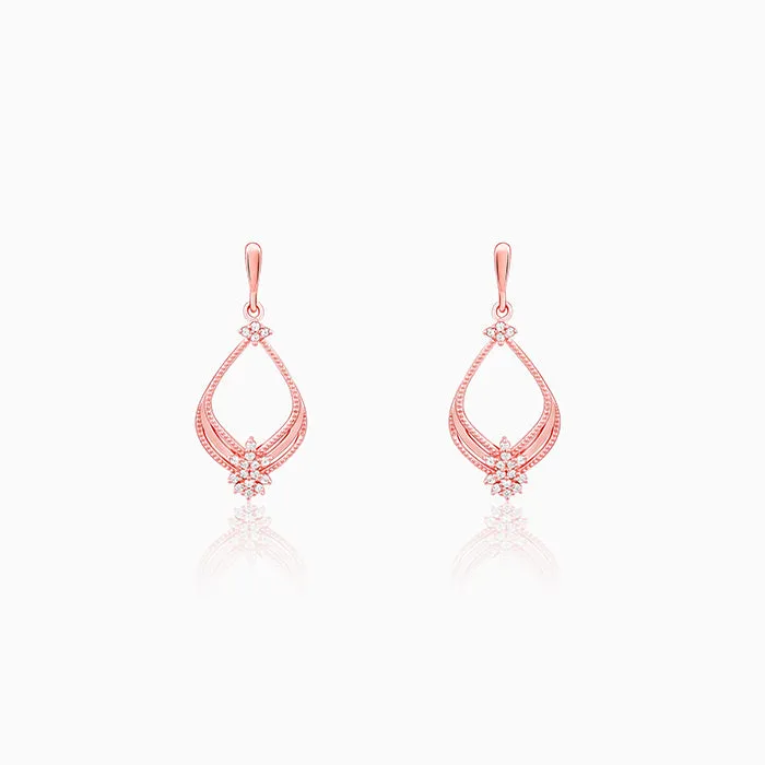 Rose Gold Princess Earrings Giva