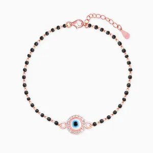 Rose Gold Protected Love Mangalsutra Bracelet Giva