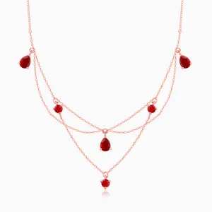 Rose Gold Queen of Love Necklace Giva