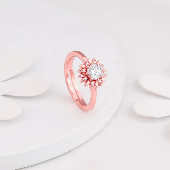 Rose Gold Radiant Sunshine Ring Giva