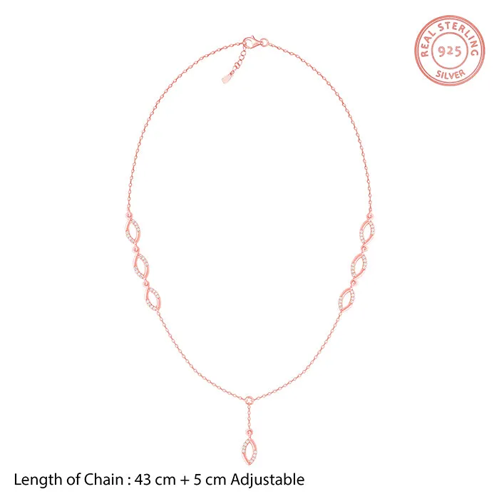 Rose Gold Regal Radiance Necklace Giva