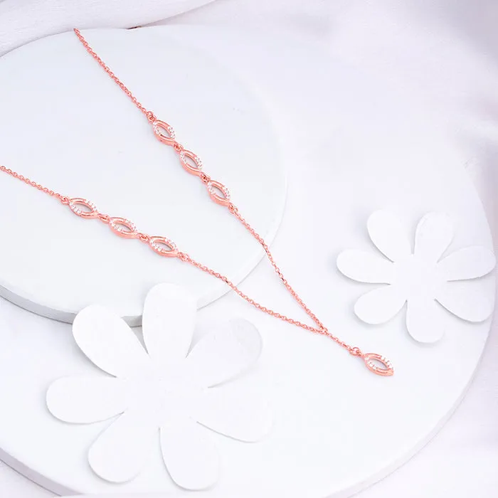 Rose Gold Regal Radiance Necklace Giva
