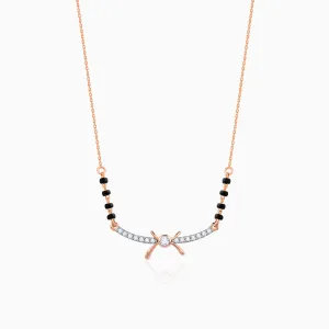 Rose Gold Roopa Diamond Mangalsutra Giva