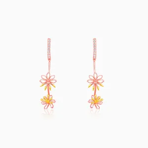 Rose Gold Safed Musli Danglers Giva