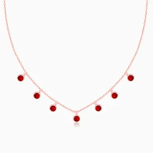 Rose Gold Scarlet Necklace Giva