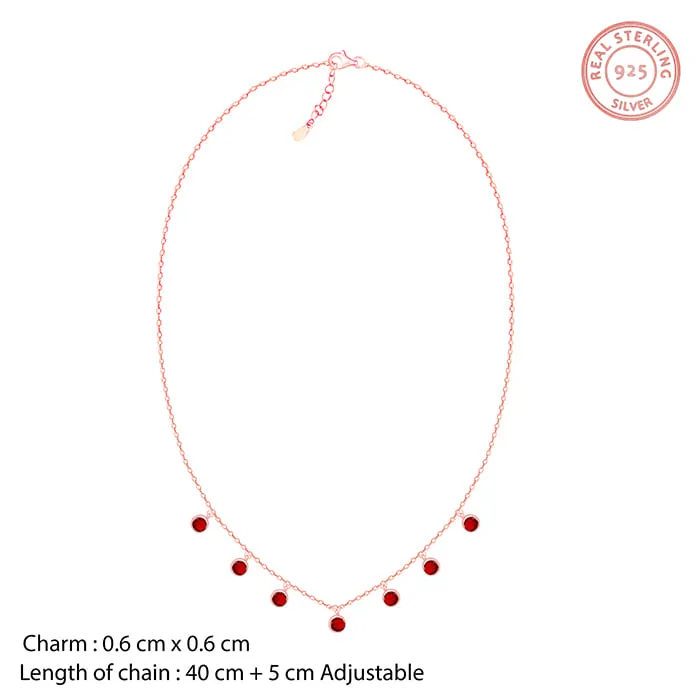 Rose Gold Scarlet Necklace Giva
