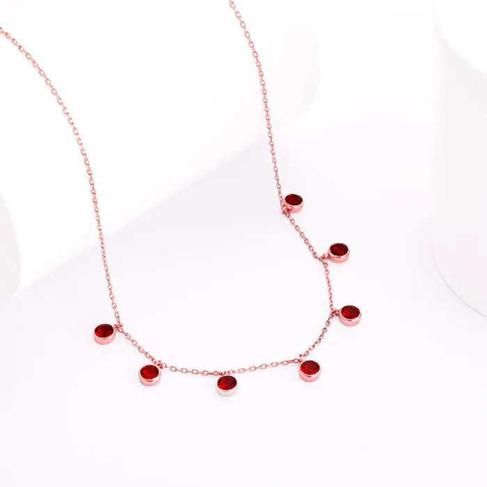 Rose Gold Scarlet Necklace Giva