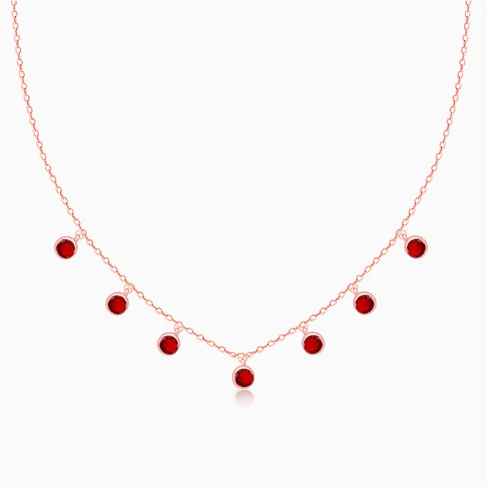 Rose Gold Scarlet Necklace Giva