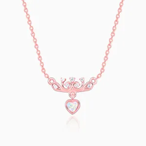 Rose Gold She The Achiever Pendant With Link Chain Giva