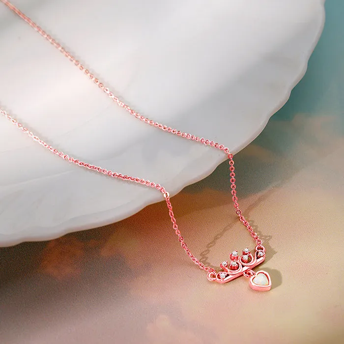 Rose Gold She The Achiever Pendant With Link Chain Giva