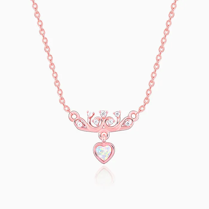 Rose Gold She The Achiever Pendant With Link Chain Giva