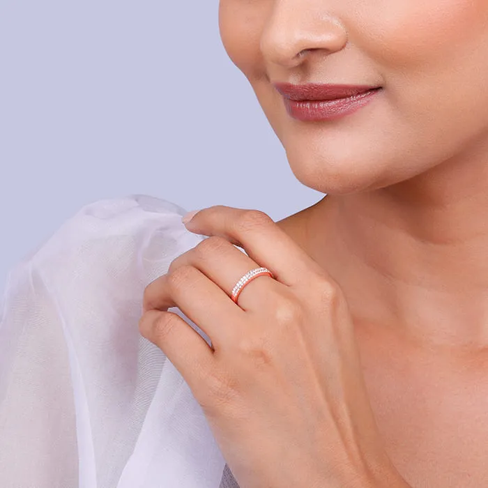 Rose Gold Slender Ring Giva