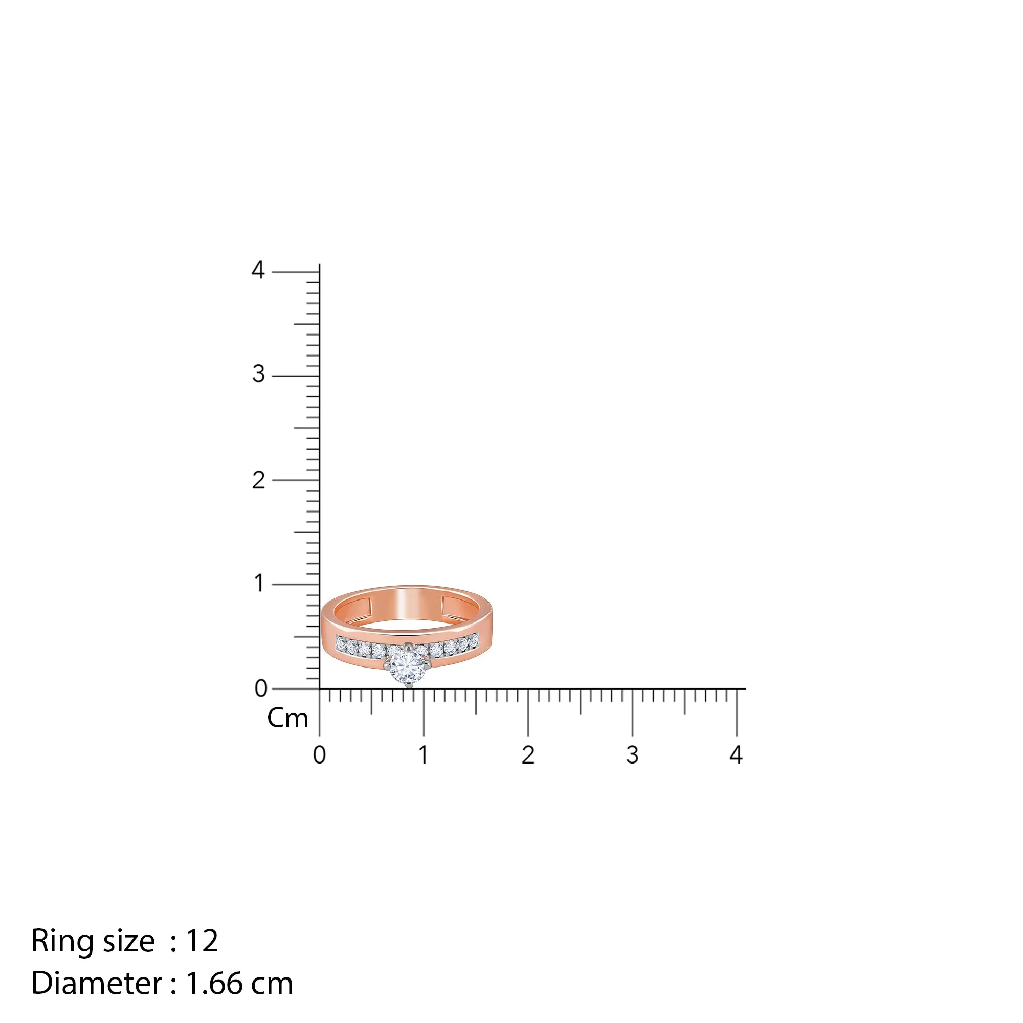 Rose Gold Smitten Solitaire Diamond Ring Giva