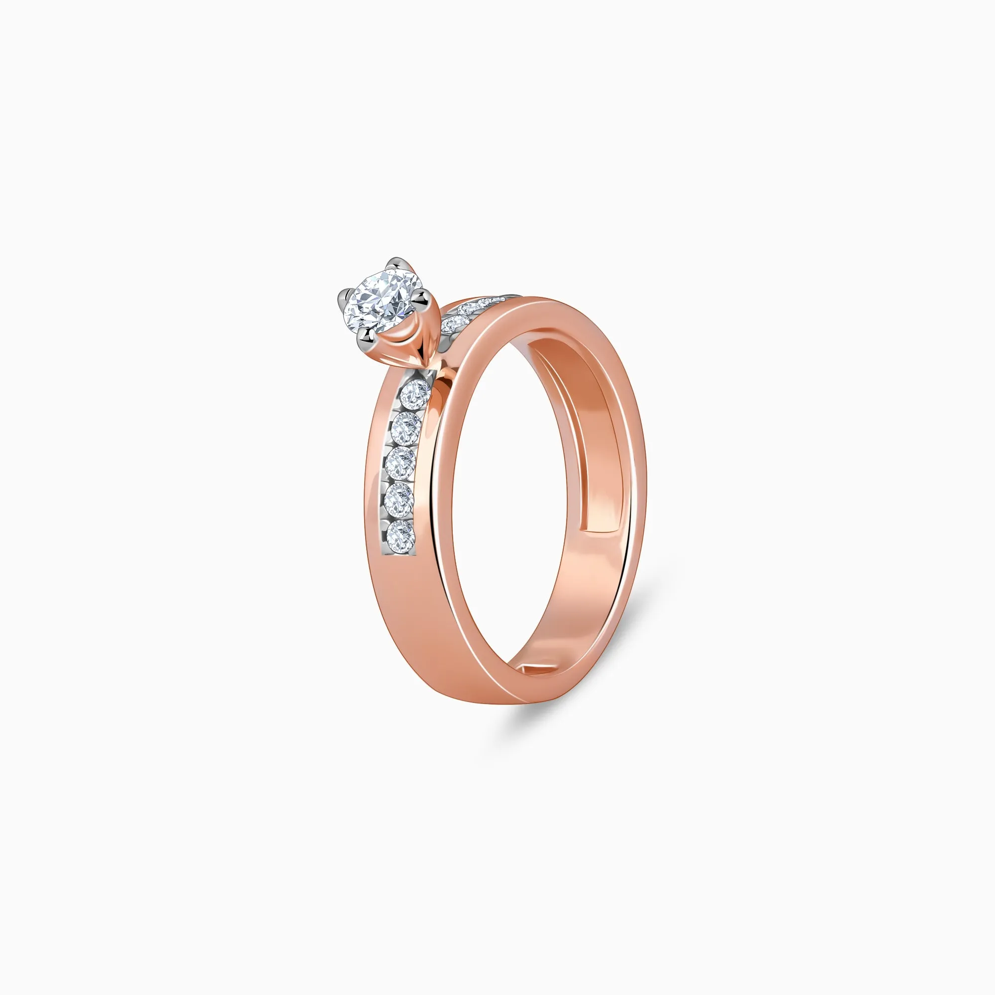 Rose Gold Smitten Solitaire Diamond Ring Giva