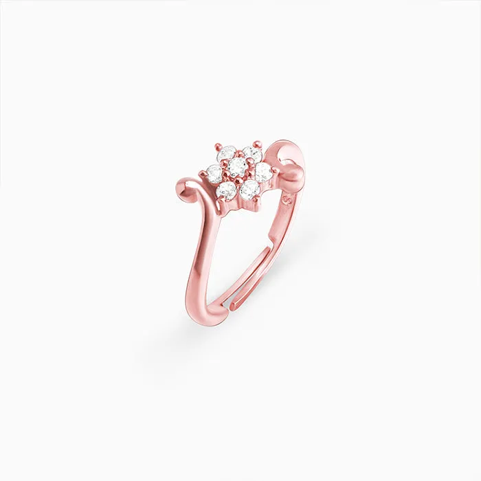 Rose Gold Snowflake Ring Giva
