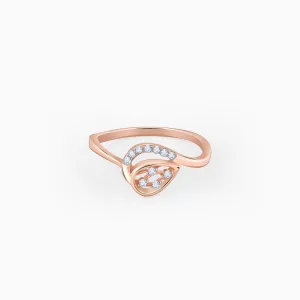 Rose Gold Soft Ember Diamond Ring Giva